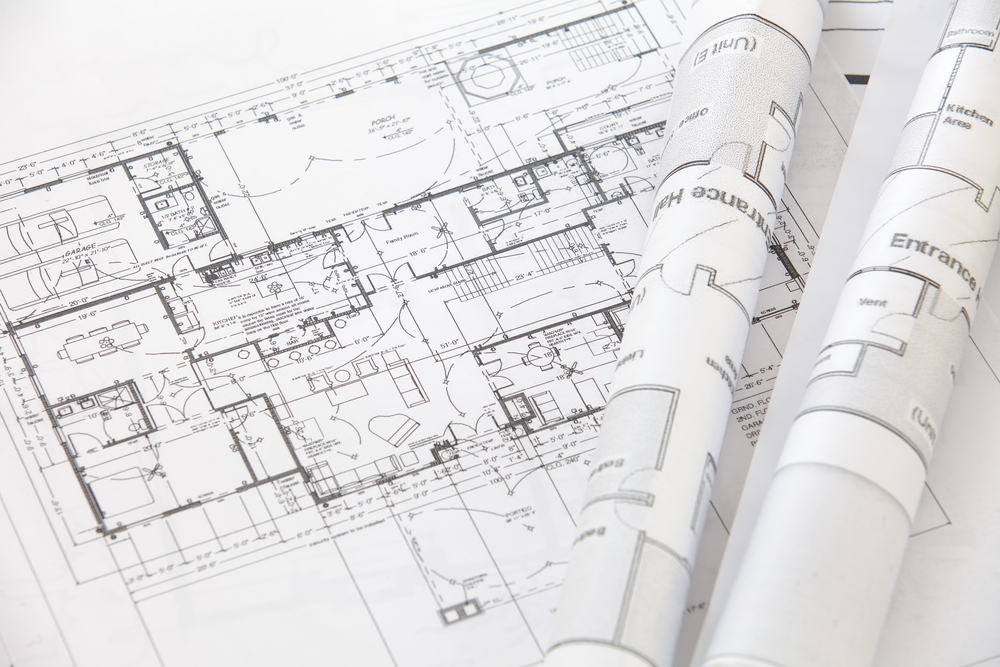 Architect,Rolls,And,Plans.architectural,Plan,technical,Project,Drawing